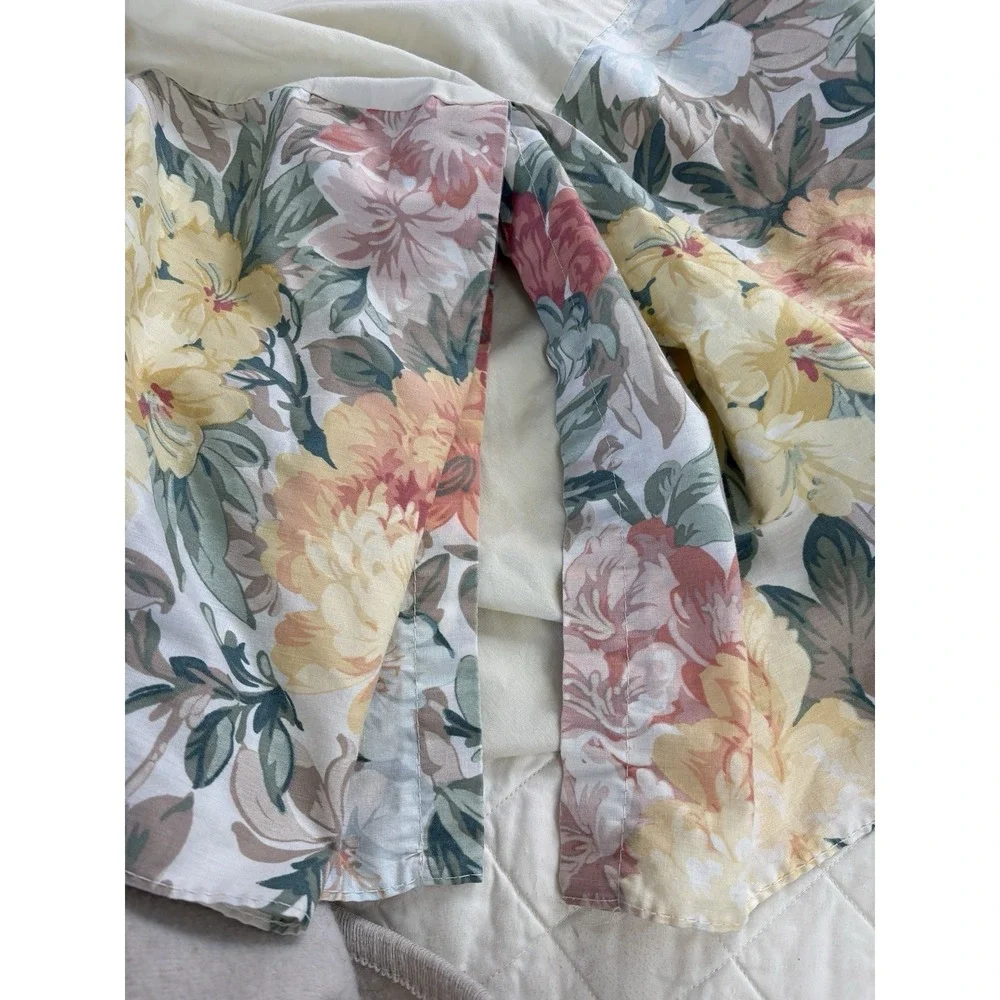 Croscill Biltmore Box Pleat Bedskirt Dust Ruffle Floral Green Rose Full 14